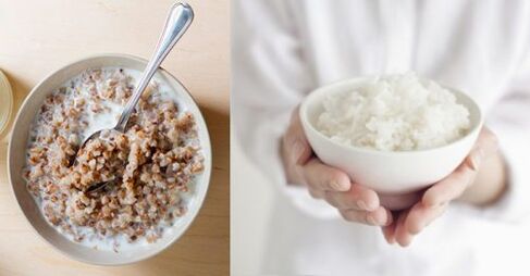 boekweit en rijstepap om uit het keto-dieet te komen