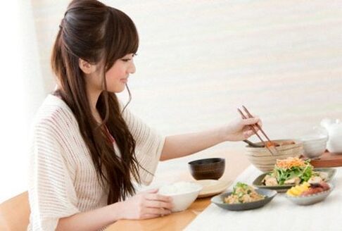 eten op een Japans dieet